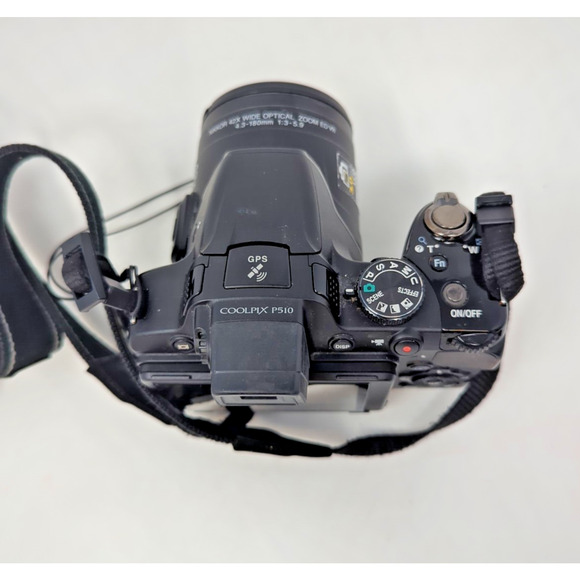 Nikon Coolpix P510 Black Digital Camera 4.3-180mm 42X Optical Zoom Wide Full HD - Picture 4 of 7